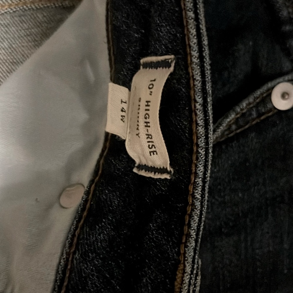Madewell 10” High-Rise Skinny Jeans 14W